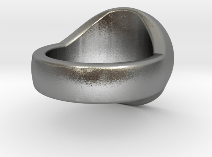 Scales of Justice Signet Ring 3d printed 