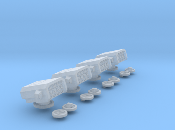 6mm Whirlwind Turret Set 3d printed 