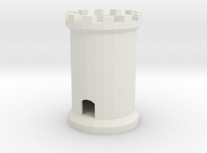 Chess Tower or Folly with circular staircase two 3d printed