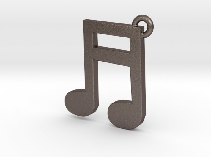 Music Note Pendant 3d printed 