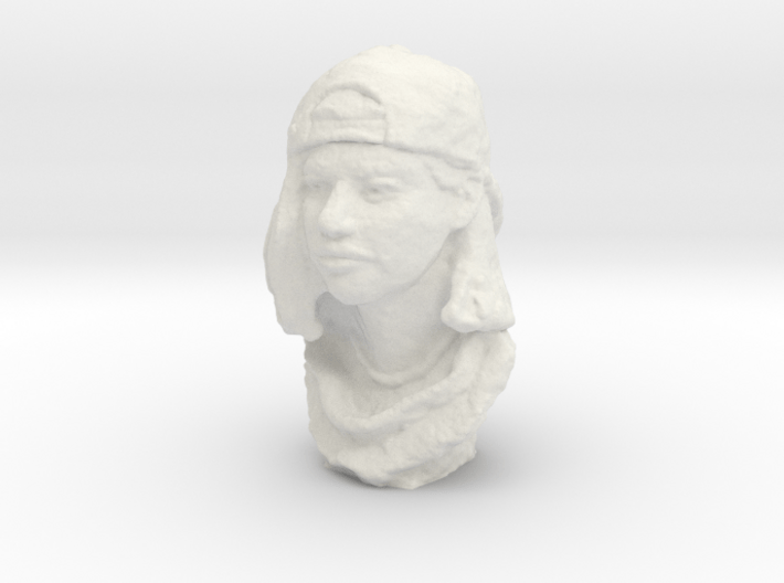 Girl with Cap 3d printed