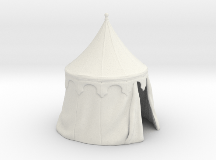 Medieval round tent, updated 3d printed 