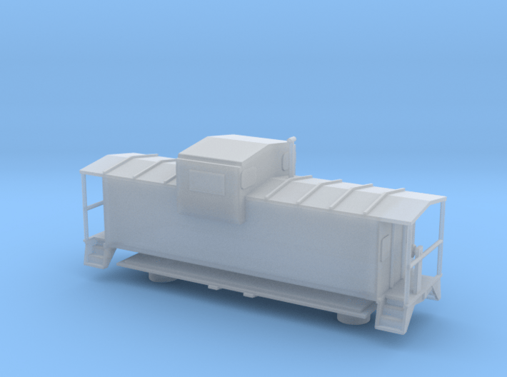 Caboose - Riding Platform - Zscale 3d printed 
