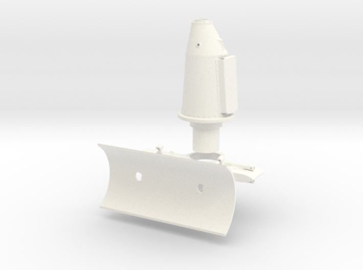 1:7 Scale Starboard Side Weapons Mount  3d printed 