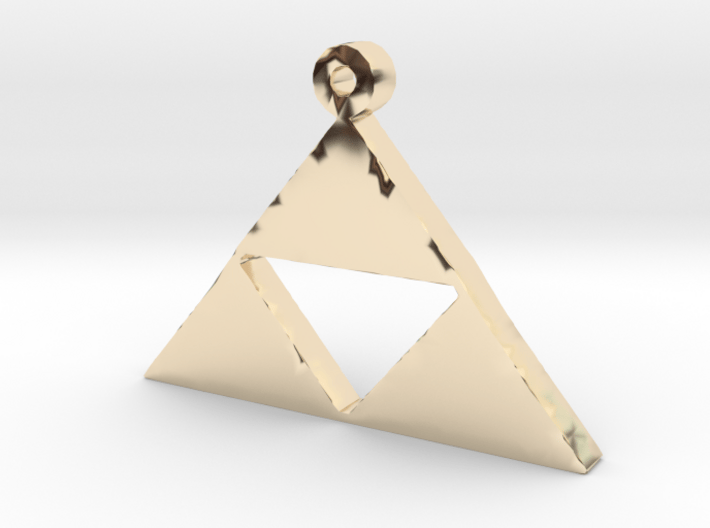 Triforce Pendent  3d printed 