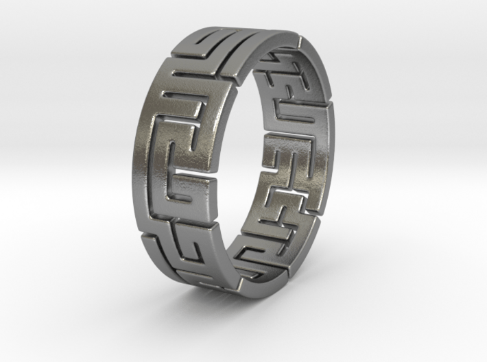 true maze ring size 7 3d printed