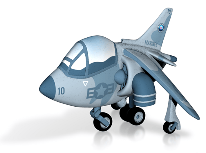 Harrier Coloured 3d printed
