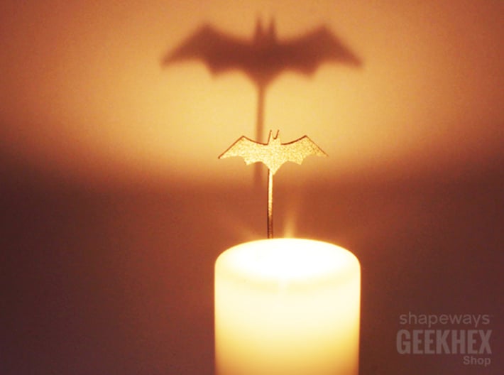 Batman 2001 - Spotlight Candle Attachment 3d printed