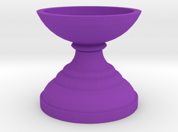 Candle Holder .7mm thick 3d printed 