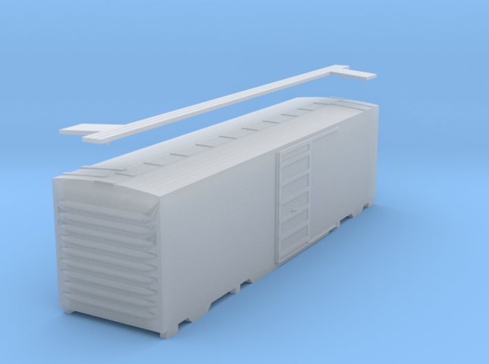 N-Scale 1938 PS-0 Boxcar (In Development) 3d printed