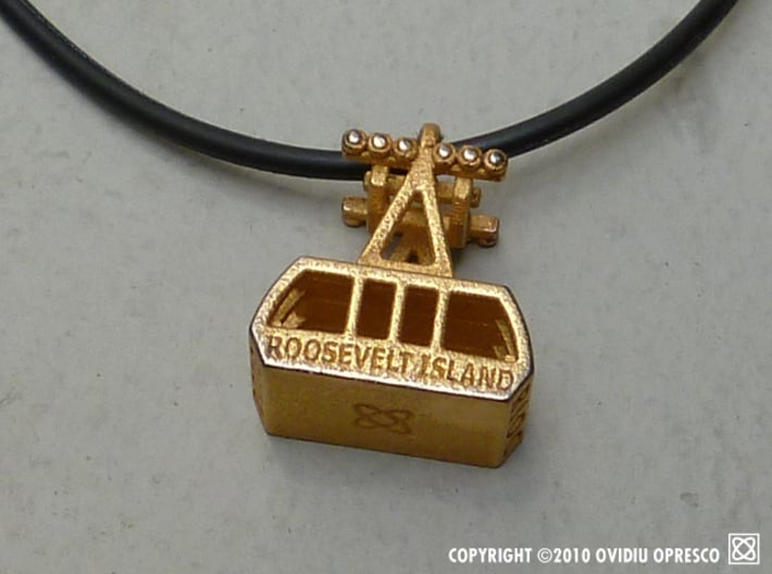 New Roosevelt Island Tram - Pendant 3d printed