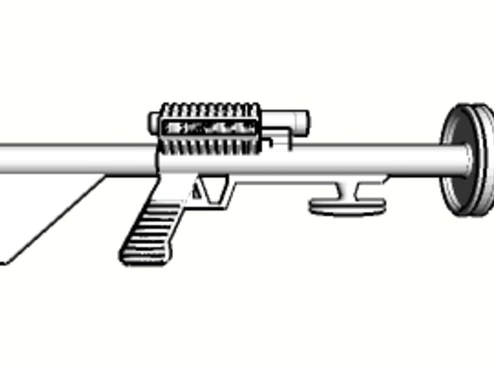 1:6 scale Sci-Fi LISer rifle  3d printed 