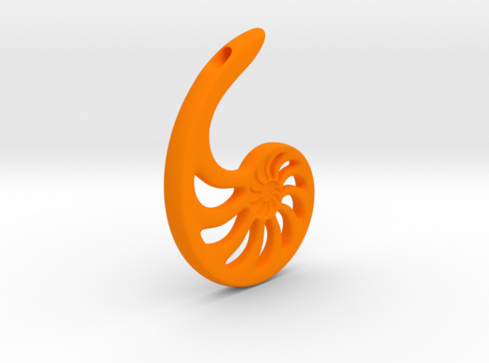 Nautilus Spiral: 6cm 3d printed 