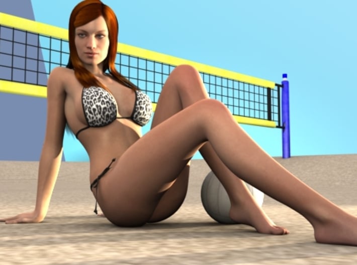 Female Pin Up in Bikini 3d printed Add a caption...