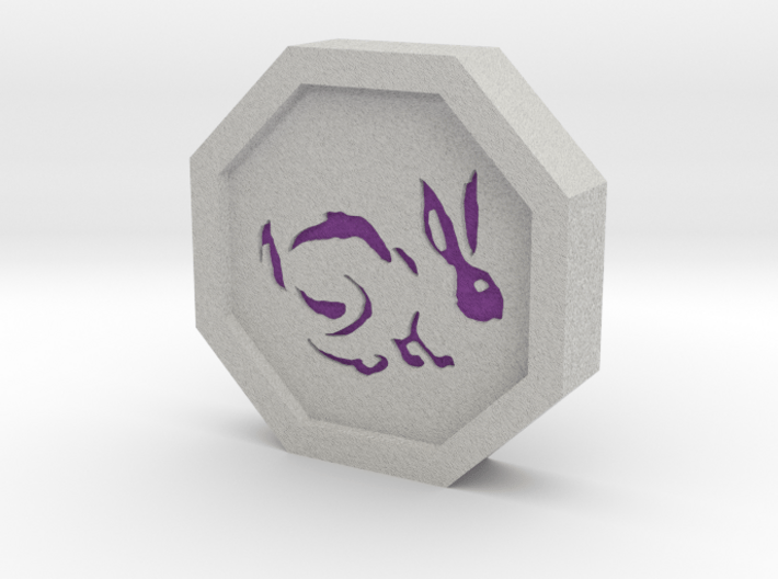 Rabbit Talisman 3d printed