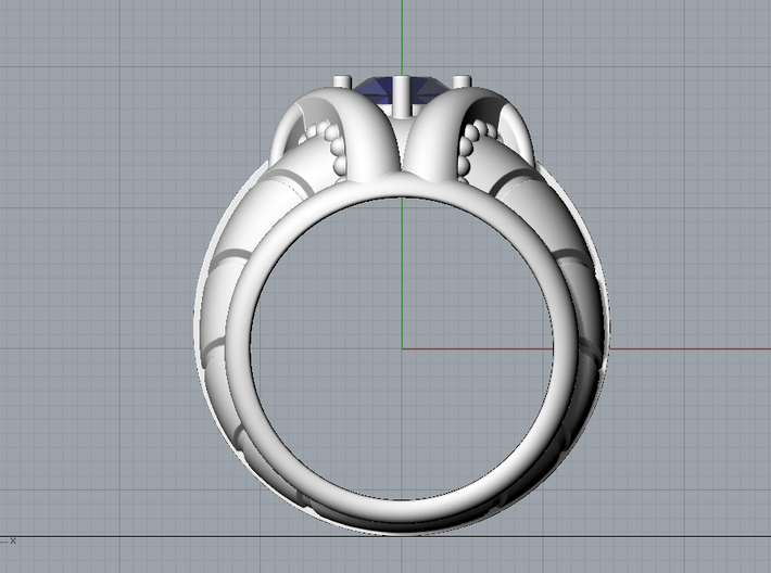 Ring of Africa - Size 12 (21.49 mm) 3d printed 