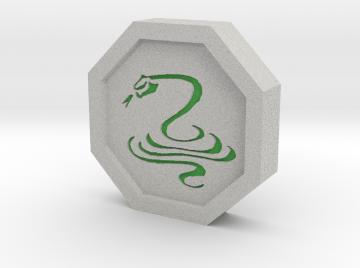 Snake Talisman 3d printed