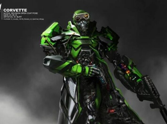 TF4: AOE Crosshairs Toys Kit 3d printed concept art with dynamite