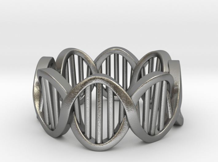 DNA Ring (Size 9) 3d printed 