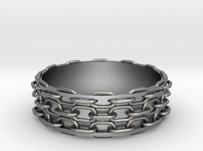 Chain Bangle 3d printed 