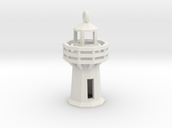 Lighthouse Pendant 3d printed 