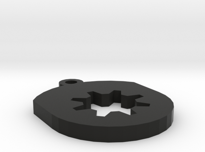 Gear Insert For Circular Frame Pendant 3d printed 