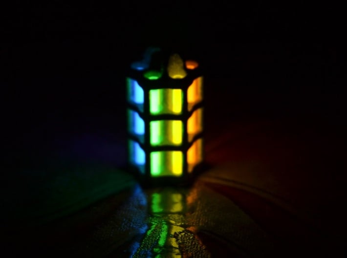 Tritium Lantern 5B (3x22.5mm Vials) 3d printed 