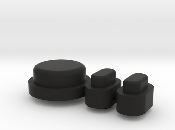 Buttons - Complete Set - Plastics 3d printed