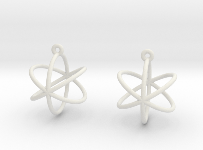 Orbit Earrings 3d printed 