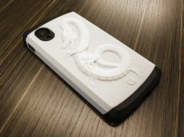 Dragon Phone Case FINAL 3d printed Successfully printed and unpainted Strong &amp; Flexible, fit over the Spigen case it is built for.