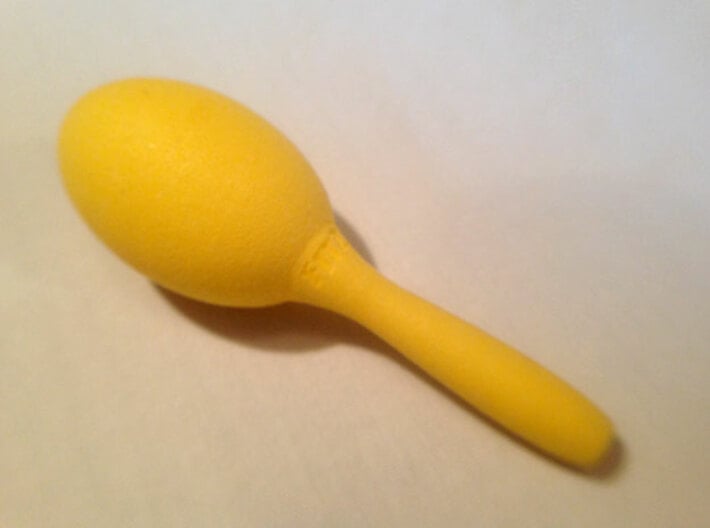 Personalize-able Mini Working Maraca 3d printed 