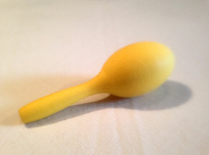 Personalize-able Mini Working Maraca 3d printed