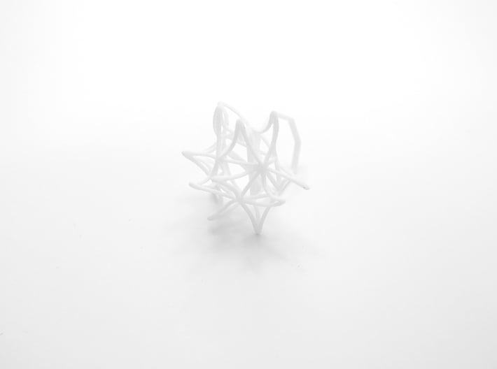 Aster Ring (Small) Size 9 3d printed 