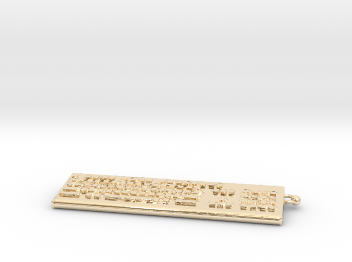 Keybord Keychain 3d printed