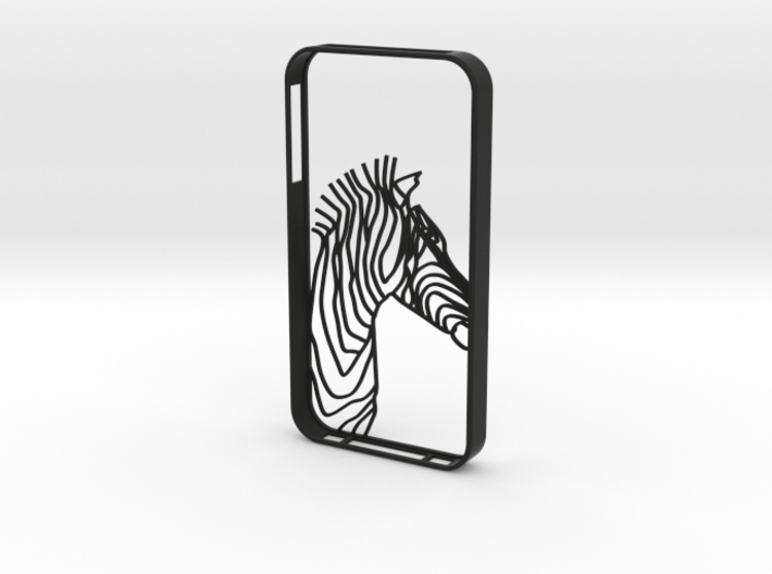 Zebra Head Case Iphone4s 3d printed 
