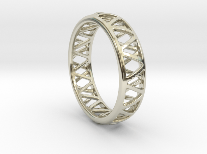 Truss Ring 1 Size 10 3d printed 