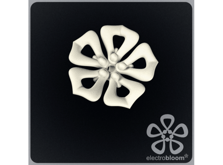 Jenny flower charm. 3d printed 
