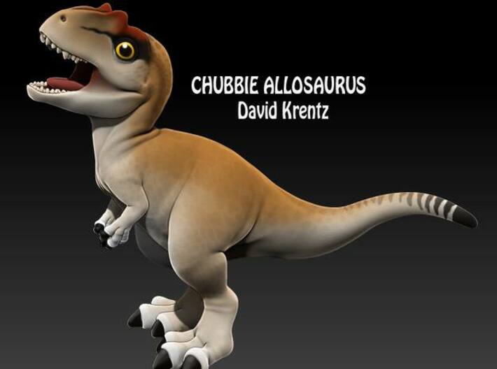 Allosaurus chubbie krentz 1 3d printed