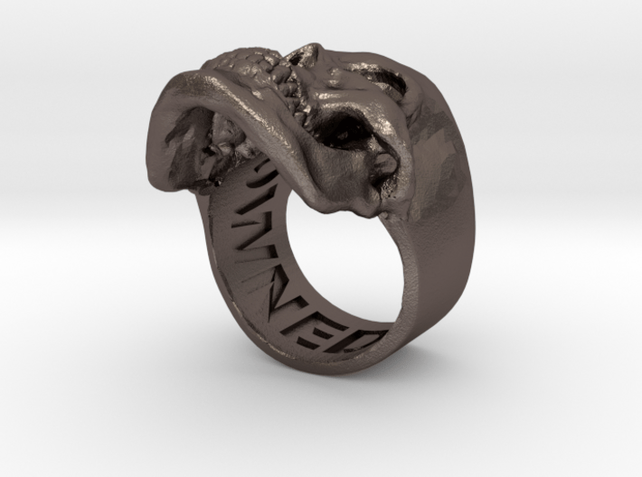 =Epic= Skull Ring - Size 11 3d printed
