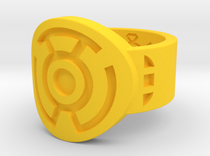 Sinestro FF Ring (Sz's 5-15) 3d printed 
