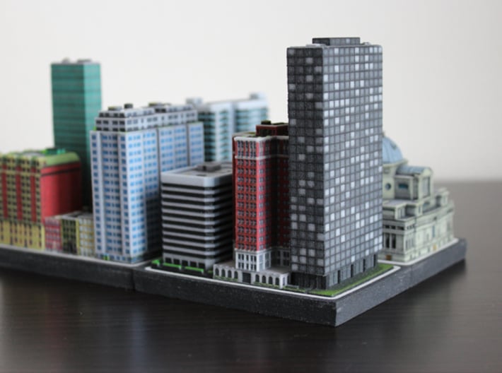 Chicago Set 1 Office Tower 2 x 4 3d printed