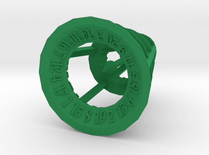 Rolling Bell d20 3d printed 