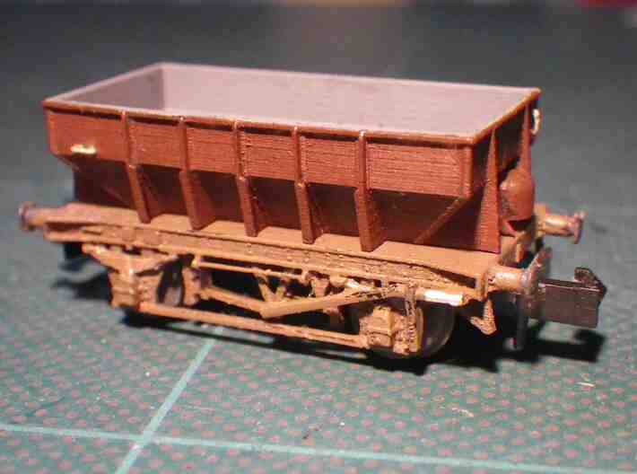 GWR Design P22 Ballast Hopper 3d printed Finished