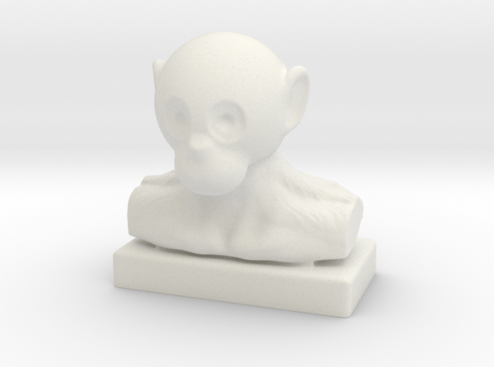 Monkey Bust 3d printed 