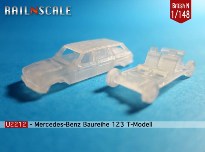 Mercedes-Benz T-Modell (British N 1:148) 3d printed 