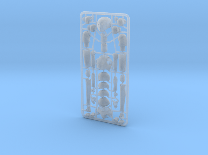 1/20 scale ALPHA EGO BJD kit, Humanoid V01 3d printed