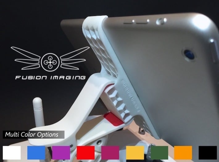 3D printed Extender arm for iPad Air Android DJI Phantom 4 remote 