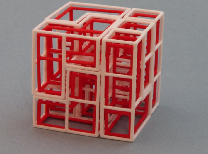 "SOMA's Revenge" - Inner Parts Only 3d printed One of many "Easy Cube" solutions