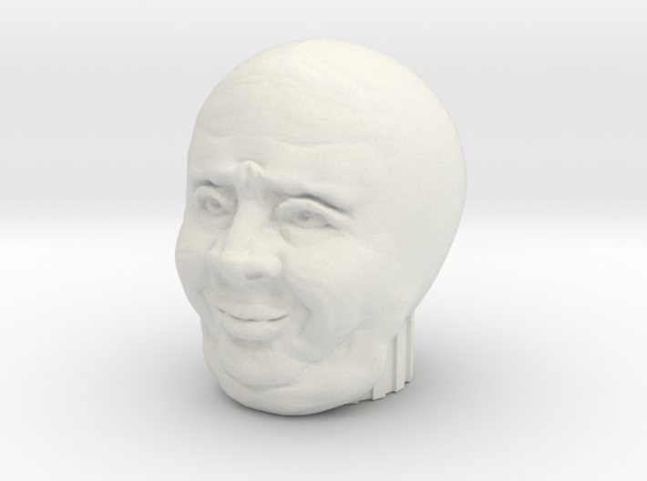 Head of Fat Man 3d printed