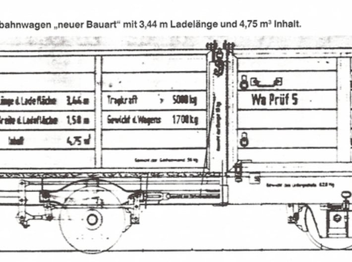 Heeresfeldbahn Goodswagon Pack 3d printed 